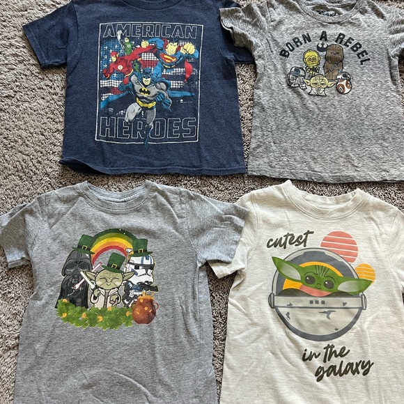 4T Justice League Star Wars Grogu Pokemon Graphic Tees  - 11 Piece Bundle - Picture 3 of 15